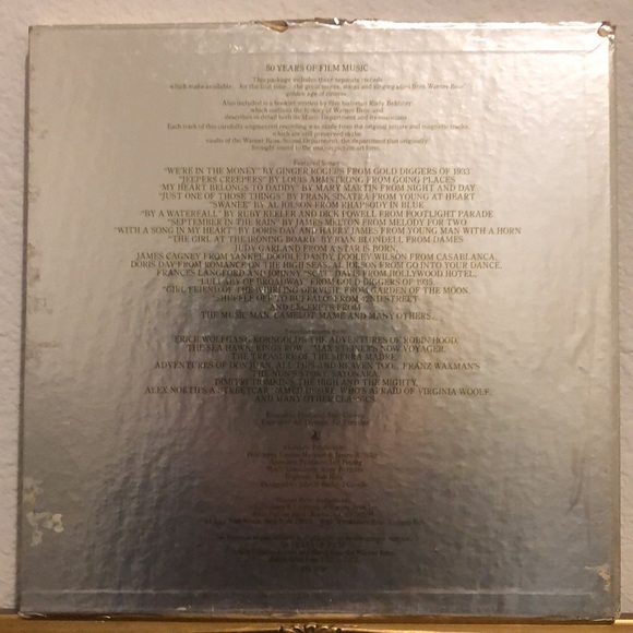 Warner Bros. 50 Years of Film Triple Vinyl Album Set - Picture 4 of 5